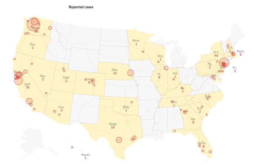 美国疫情扩散 苹果微软等10多万员工在家办公
